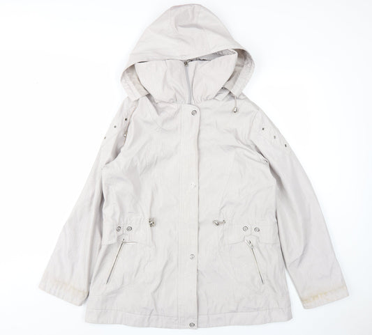 Womens UK Size 12 JBC Beige Anorak Coat