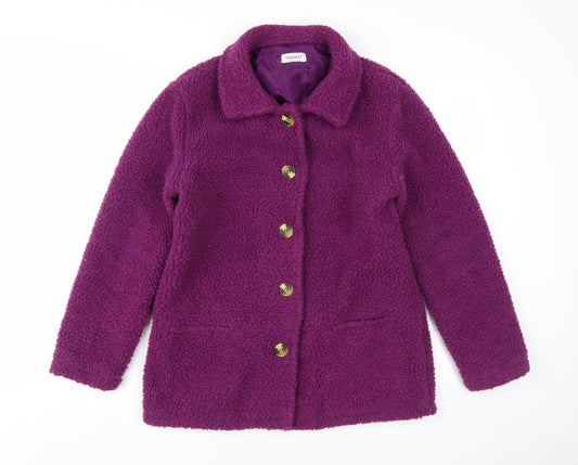 Damart Women's Purple Size 10 Fleece Jacket