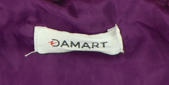 Damart Women's Purple Size 10 Fleece Jacket