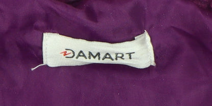 Damart Women's Purple Size 10 Fleece Jacket