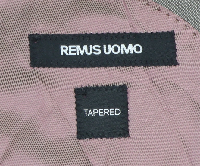 Mens UK Size 38 Remus Uomo Regular Brown Suit Jacket
