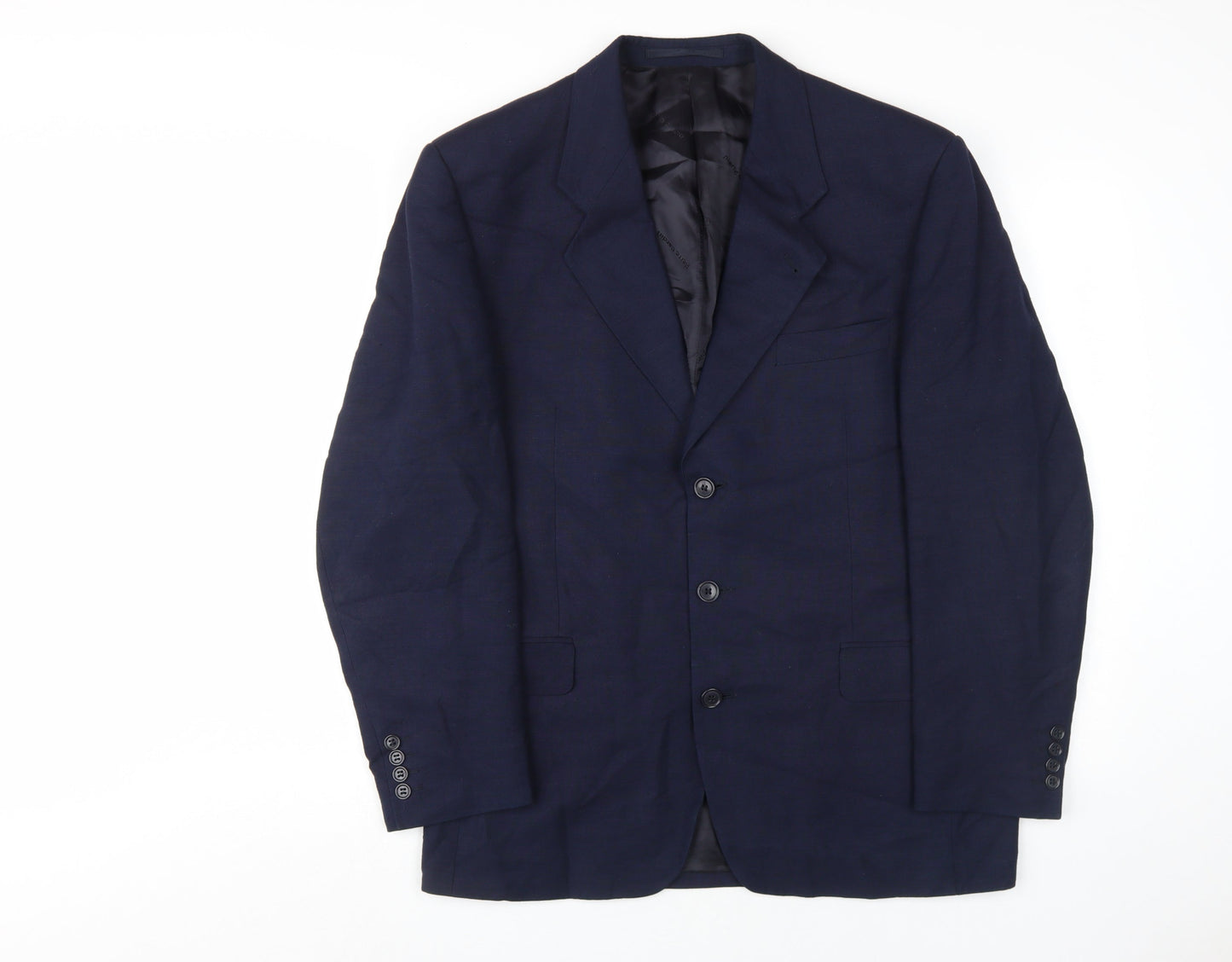 Mens UK Size 40 Pierre Cardin Regular Blue Suit Jacket