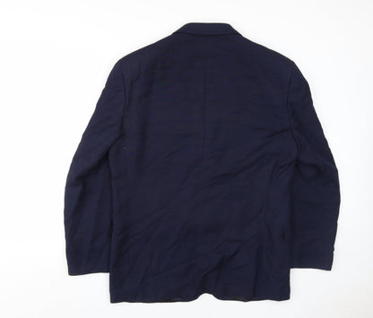 Mens UK Size 40 Pierre Cardin Regular Blue Suit Jacket