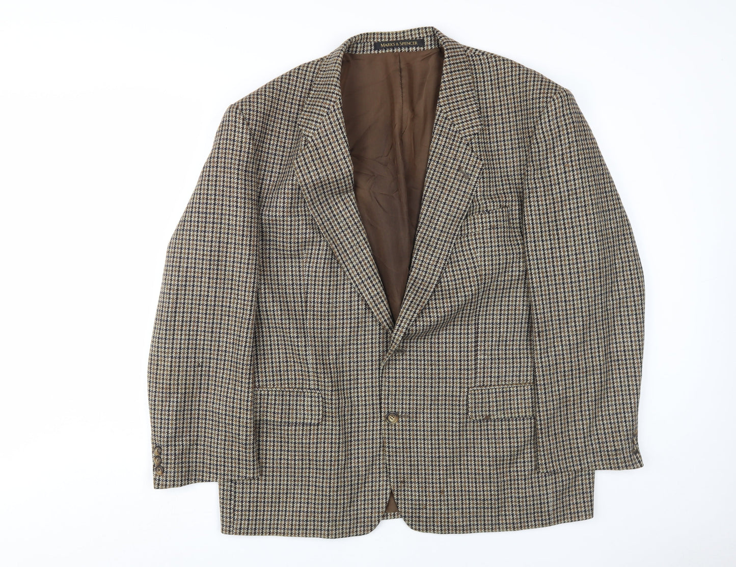 Mens UK Size 44 St Michael Regular Green Suit Jacket