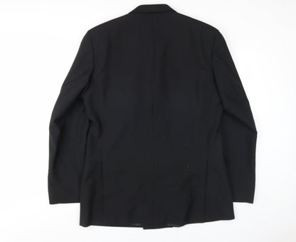 Mens UK Size 42 Berwin & Berwin Regular Black Suit Jacket