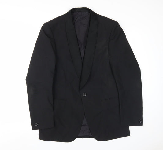 Mens UK Size 148 Varteks Regular Black Suit Tuxedo