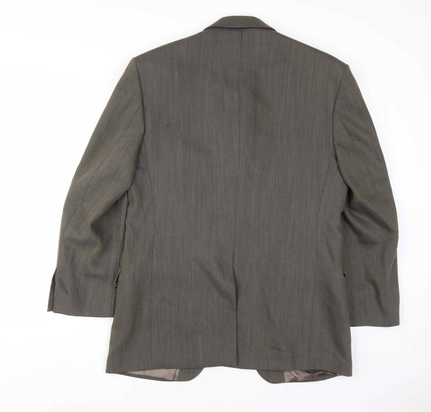 Mens UK Size 38 Jeff Banks Regular Green Suit Jacket