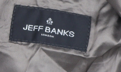 Mens UK Size 38 Jeff Banks Regular Green Suit Jacket