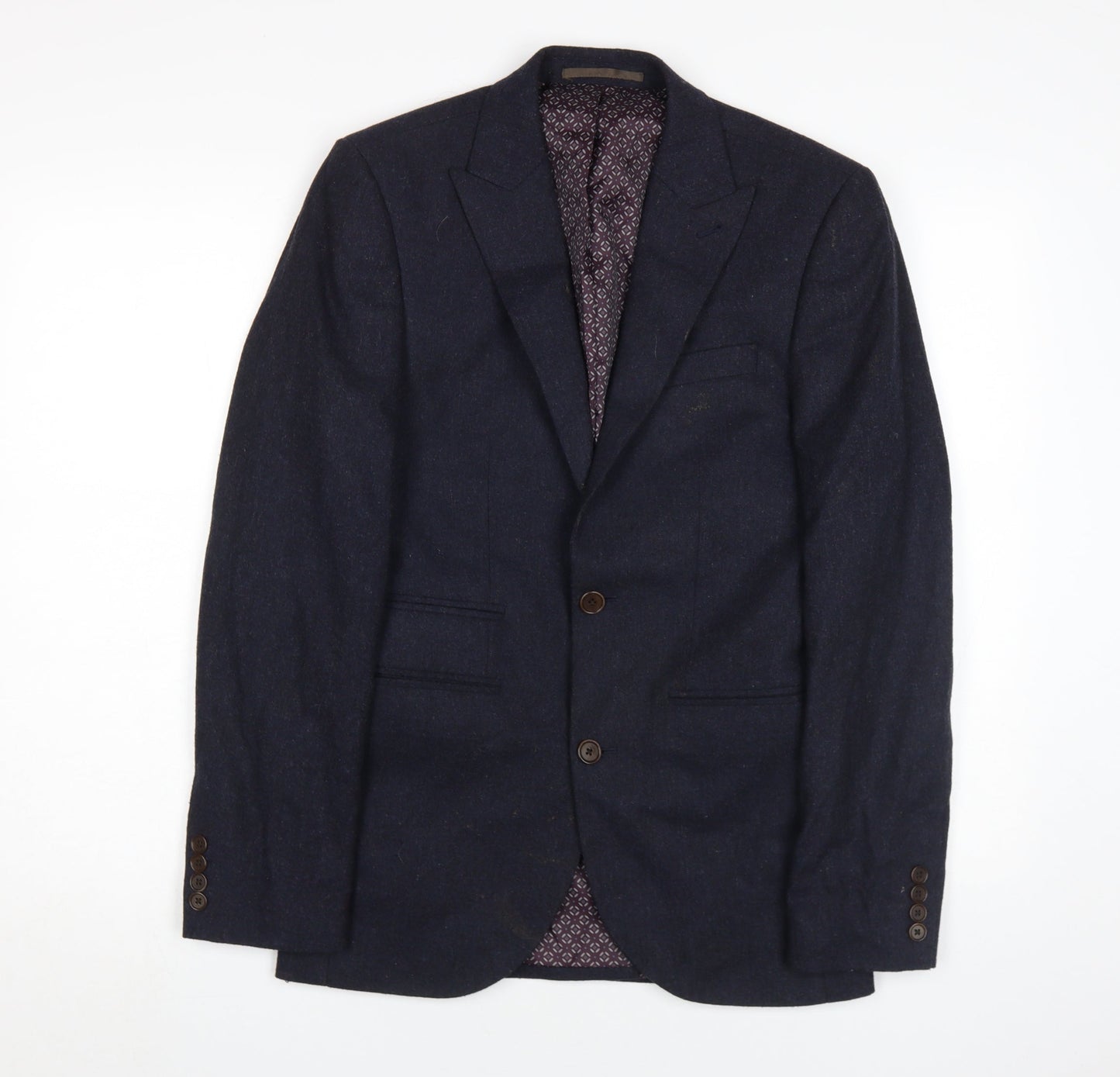 Mens UK Size 34 NEXT Regular Blue Suit Jacket