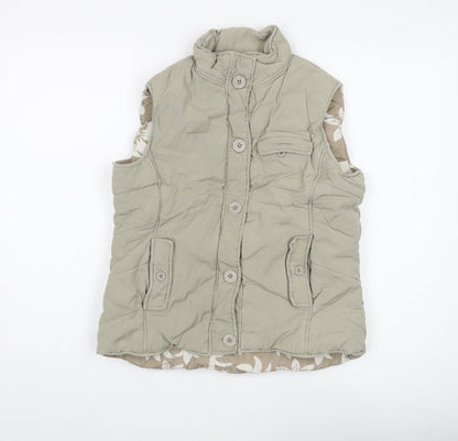 Womens UK Size 10 Hawkshead Beige Bodywarmer