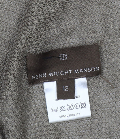 Fenn Wright Manson Women's Beige Cardigan Size 12