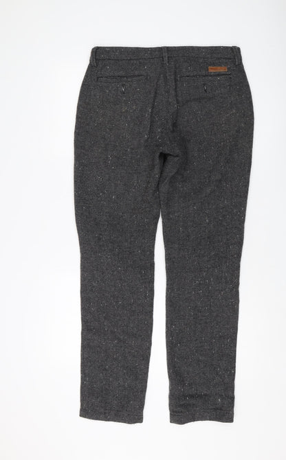 KnowledgeCotton Apparel Men's Grey Chino Trousers, Size M