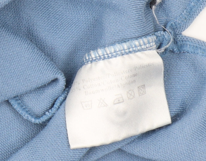 Umbro Men's Blue Polo Large Short Sleeve Casual