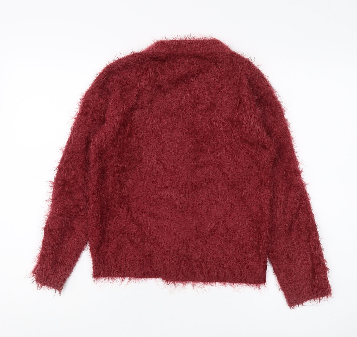 Womens UK Size 10 Pepe Jeans Red Cardigan Jumper