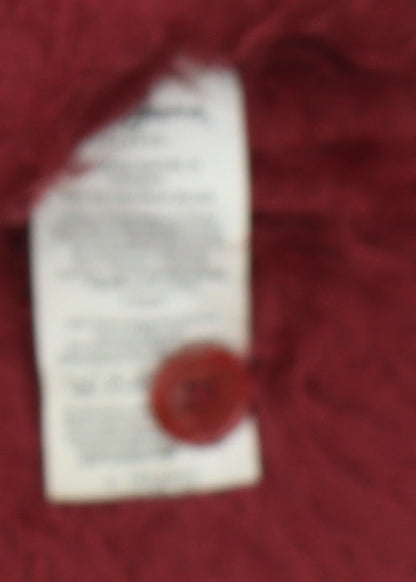 Womens UK Size 10 Pepe Jeans Red Cardigan Jumper