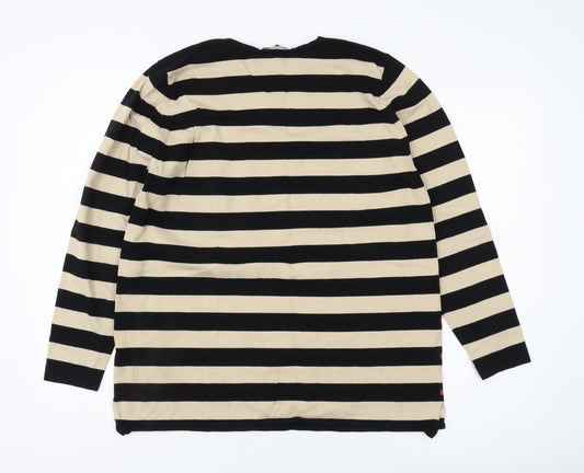 David Nieper Women's Multicoloured Striped Jumper Size 16