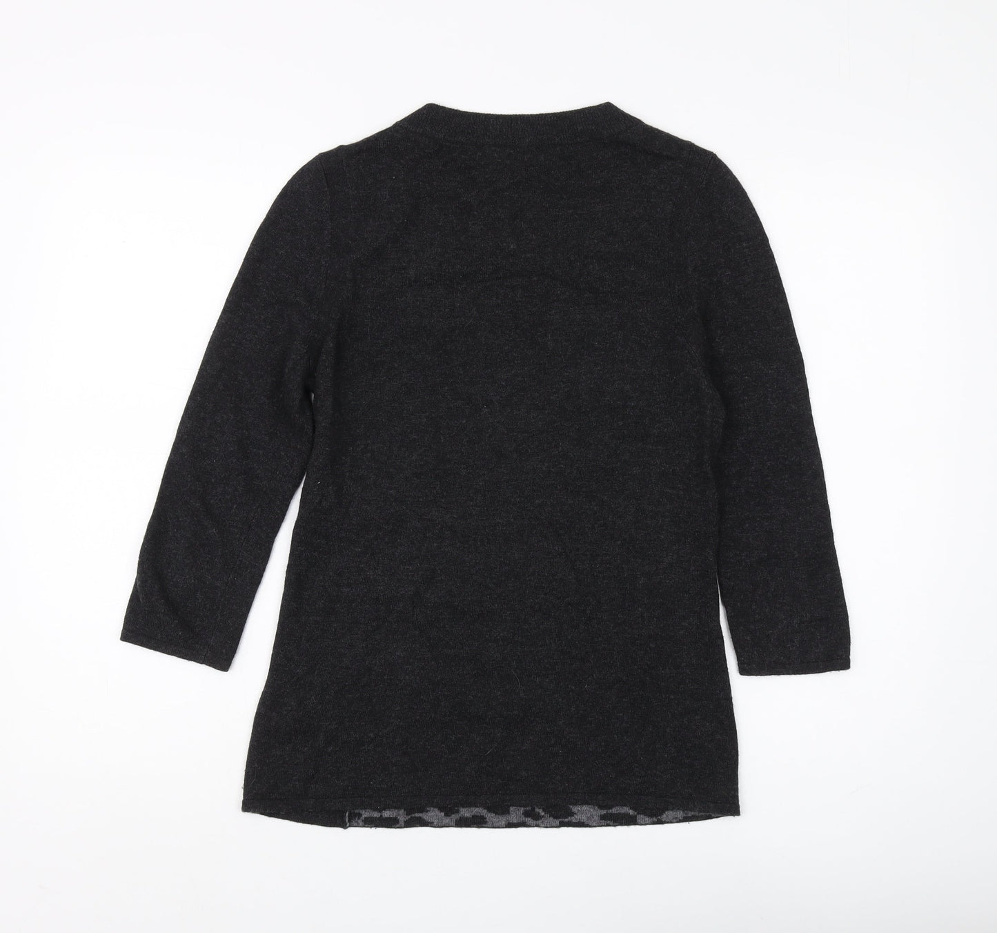 David Lawrence Women's Black Animal Print Jumper, Size S