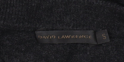 David Lawrence Women's Black Animal Print Jumper, Size S