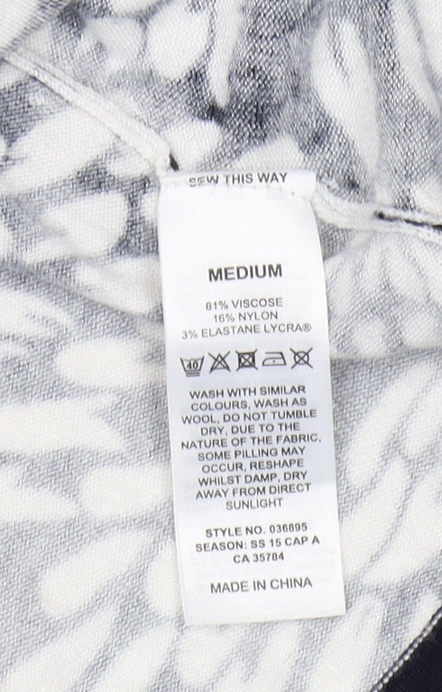 Womens UK Size M Precis Black Cardigan Jumper