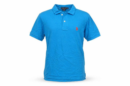 U.S. Polo Assn. Women's Blue Polo Shirt Size L