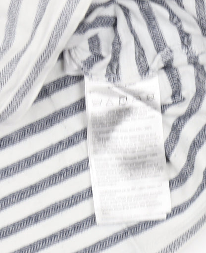 Regatta Men's Grey Striped V-Neck T-Shirt, Size L