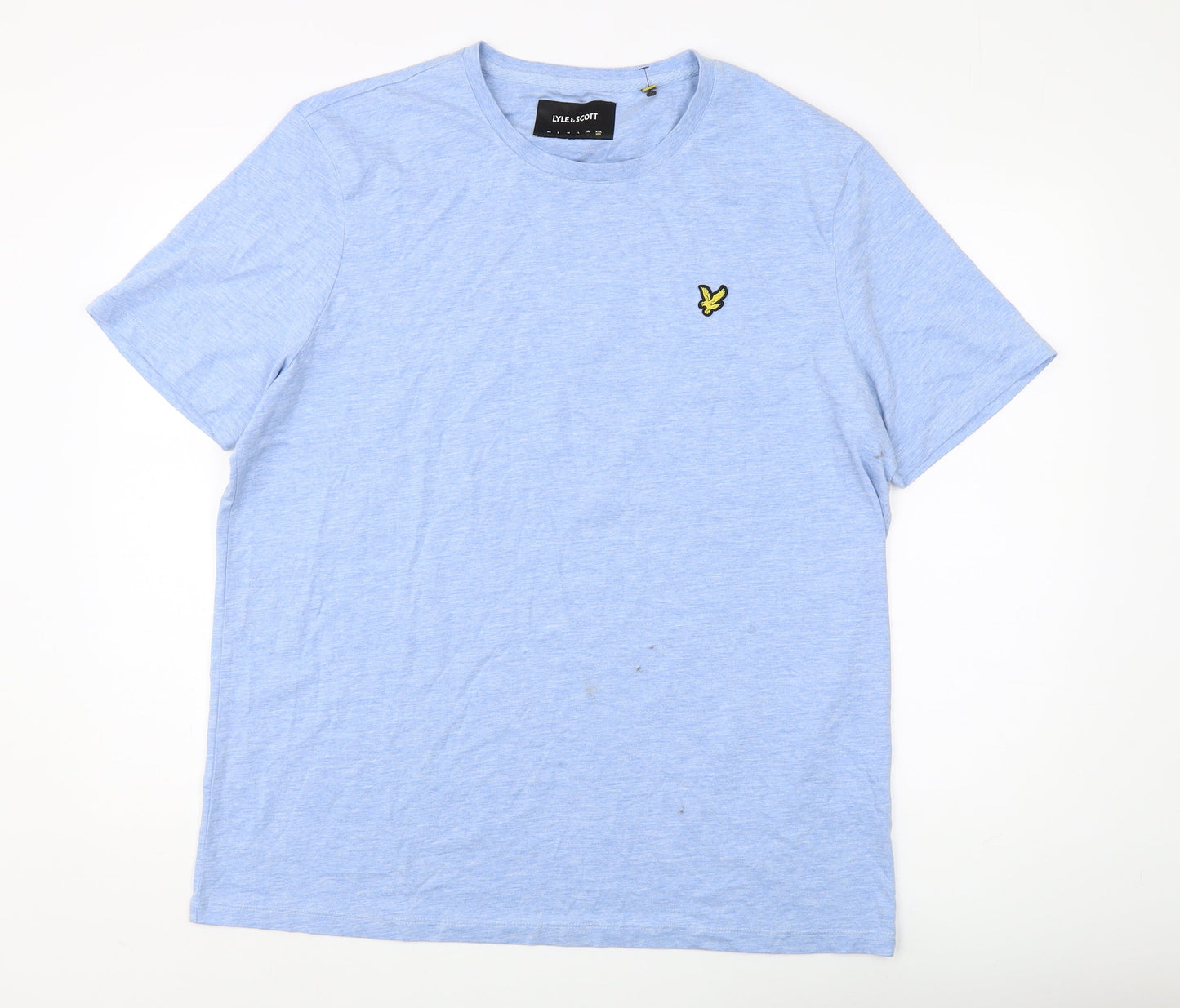 Lyle & Scott Men's Blue Crew Neck T-Shirt, Size S