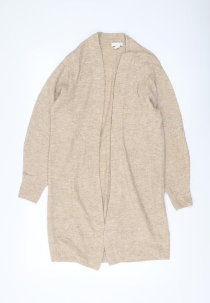 Womens UK Size XS H&M Beige Cardigan Jumper