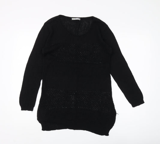 Womens UK Size 10 Marks and Spencer Black Pullover Jumper