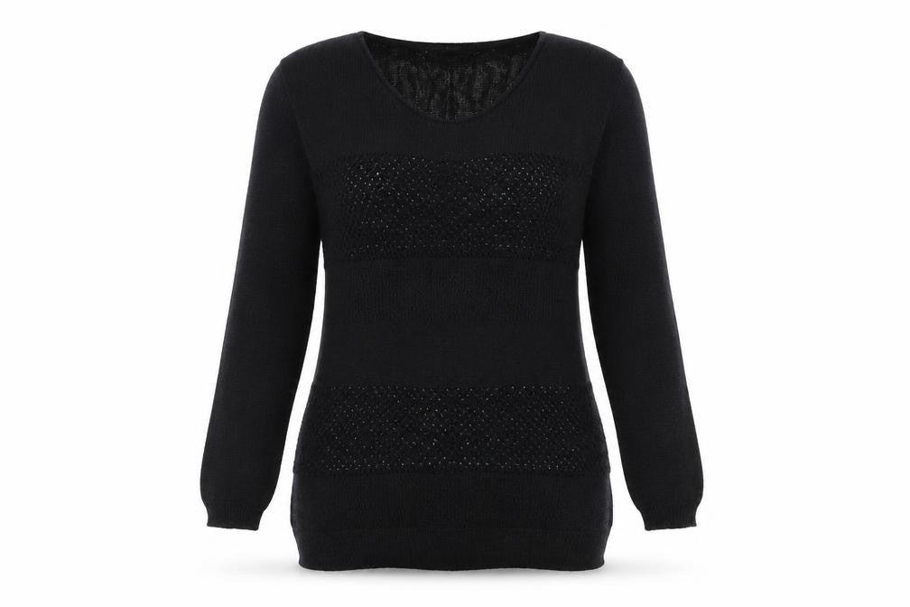 Womens UK Size 10 Marks and Spencer Black Pullover Jumper