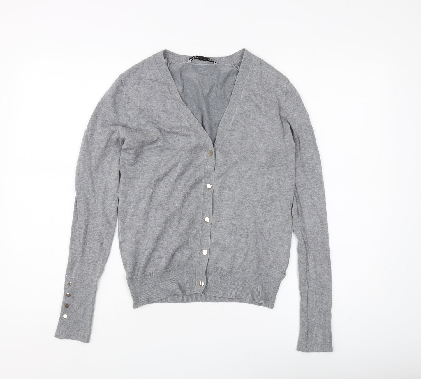 Womens UK Size 12 Zara Grey Cardigan Jumper