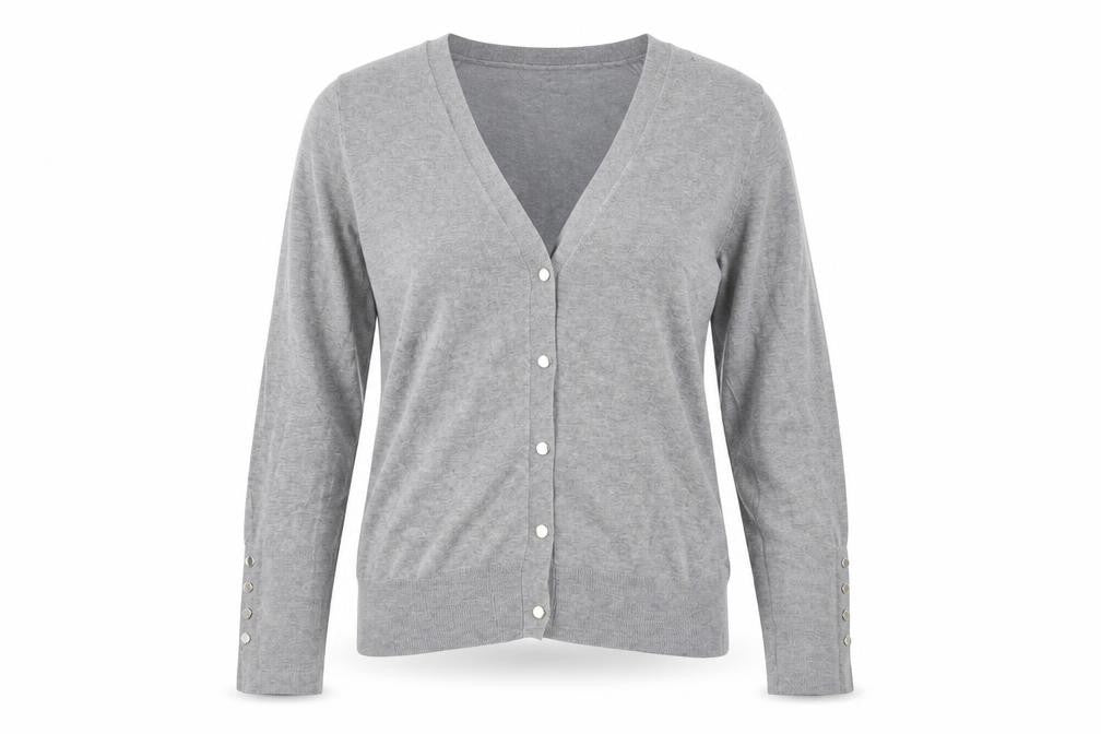 Womens UK Size 12 Zara Grey Cardigan Jumper