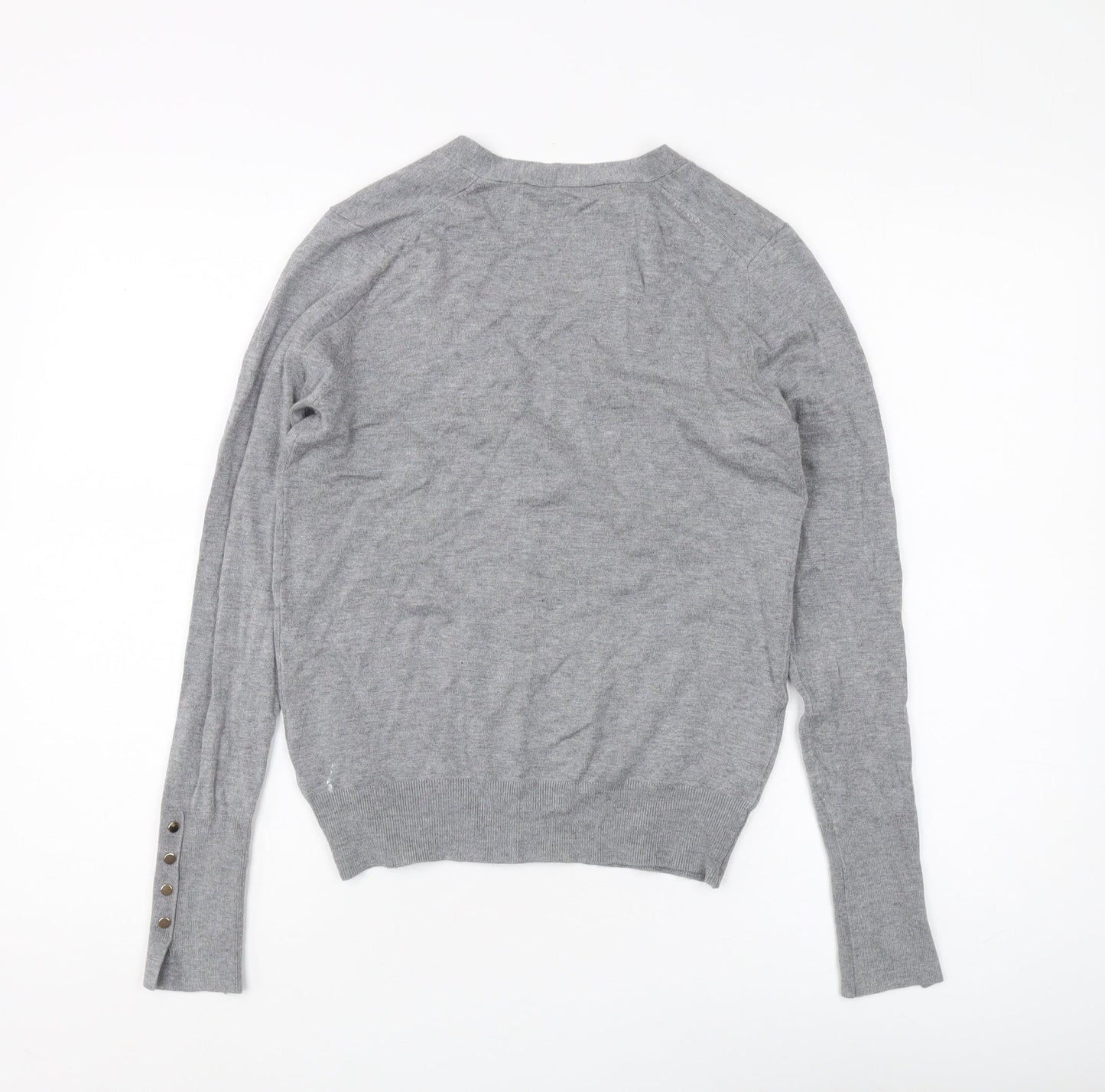 Womens UK Size 12 Zara Grey Cardigan Jumper