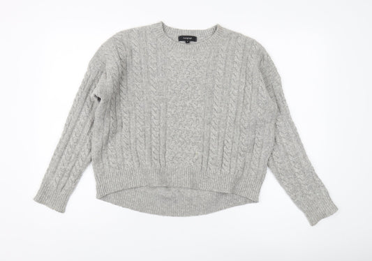 Womens UK Size 8 Marks and Spencer Grey Pullover Jumper