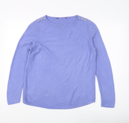 Womens UK Size 12 Bonmarché Purple Jumper Jumper