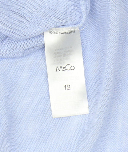 Womens UK Size 12 M&Co Blue  Jumper
