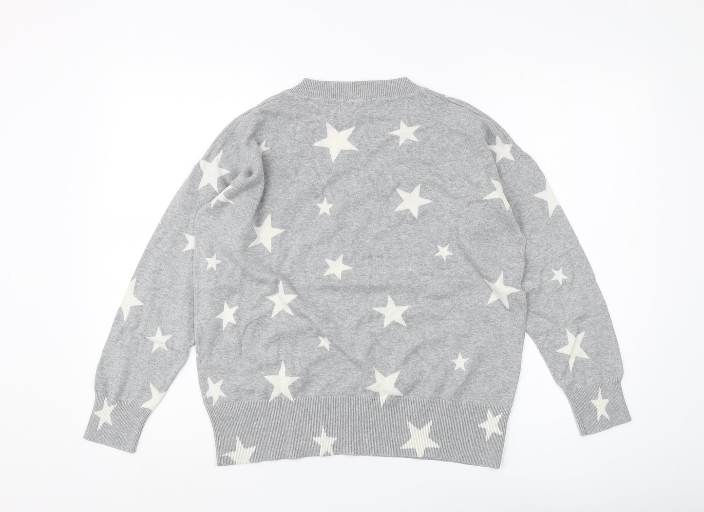 Womens UK Size M Marks and Spencer Grey Pullover Jumper