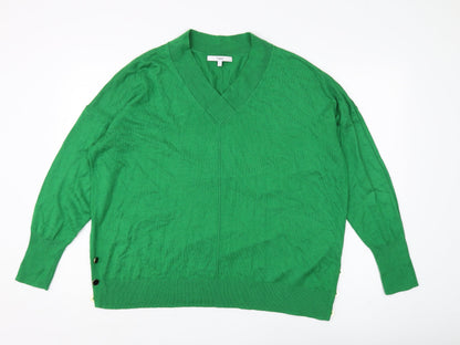 Womens UK Size L NEXT Green Pullover Jumper