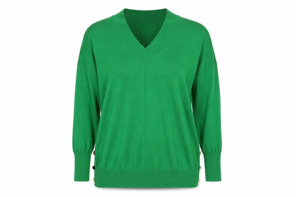 Womens UK Size L NEXT Green Pullover Jumper