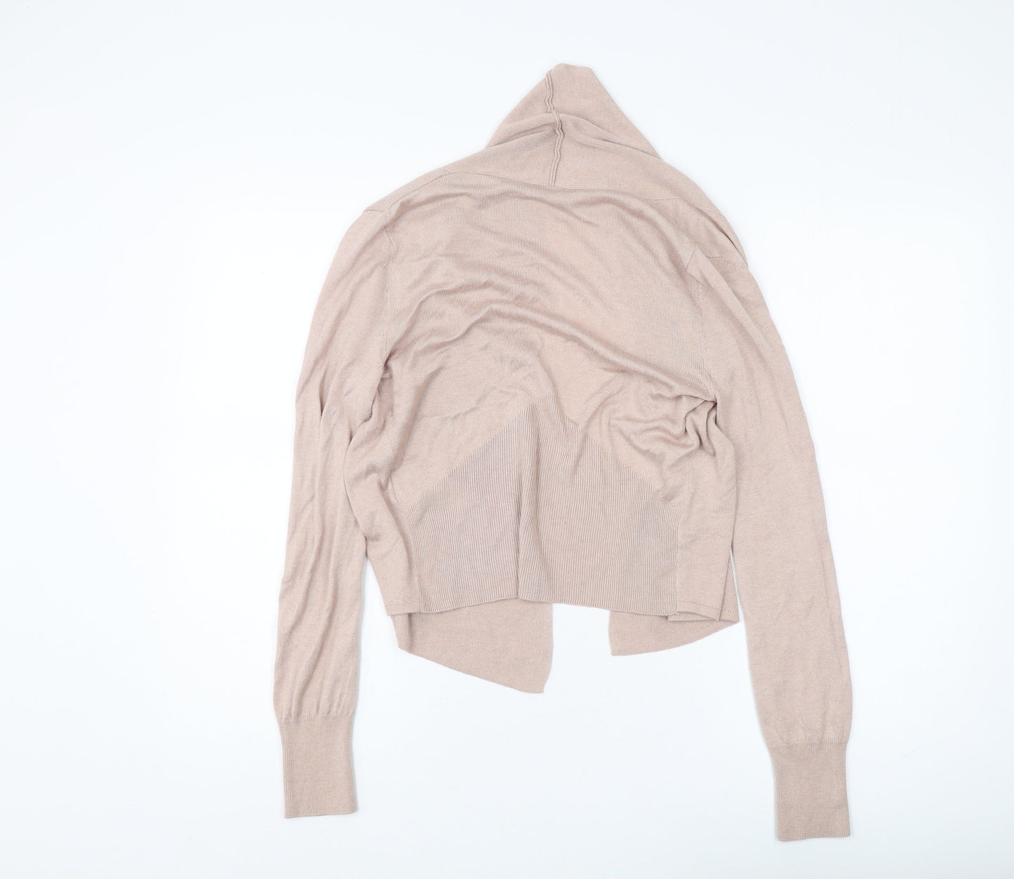 Womens UK Size 8 Marks and Spencer Beige Cardigan Jumper
