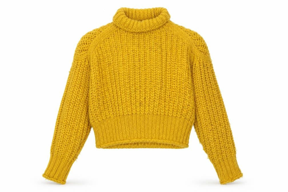 Womens UK Size S H&M Yellow Pullover Jumper