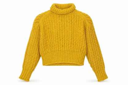 Womens UK Size S H&M Yellow Pullover Jumper