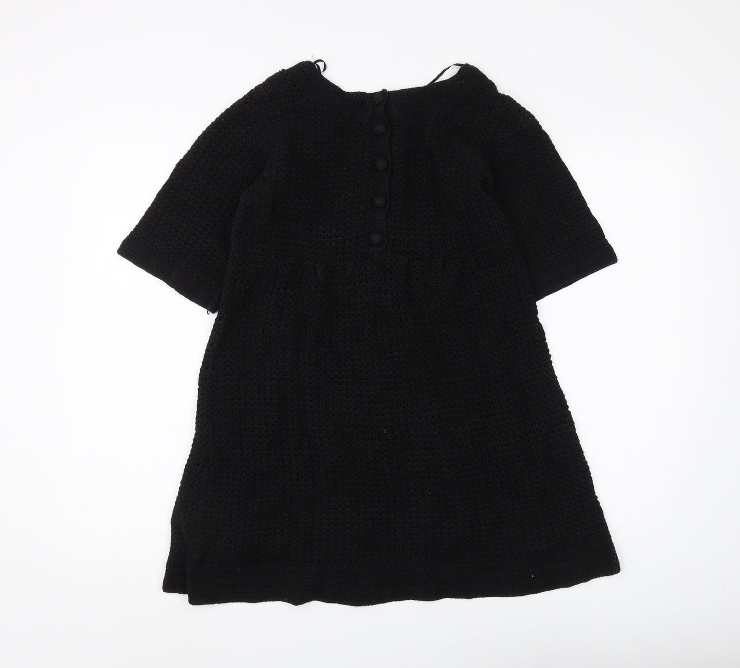 H&M Women's Black Knit Dress Size 6 Casual