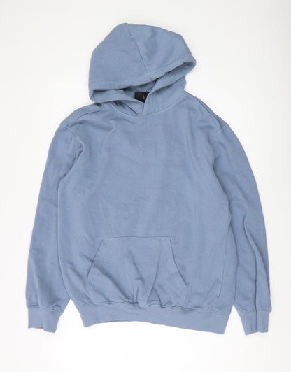 Mens UK Size XS H&M Blue Pullover Hoodie