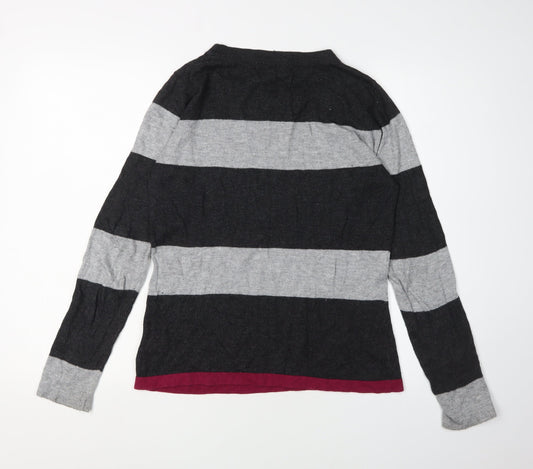 Womens UK Size M Kenar Multicoloured Pullover Jumper