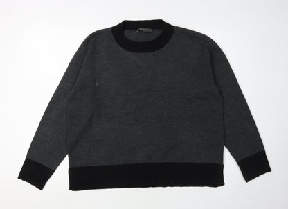 Womens UK Size L French Connection Grey Pullover Jumper