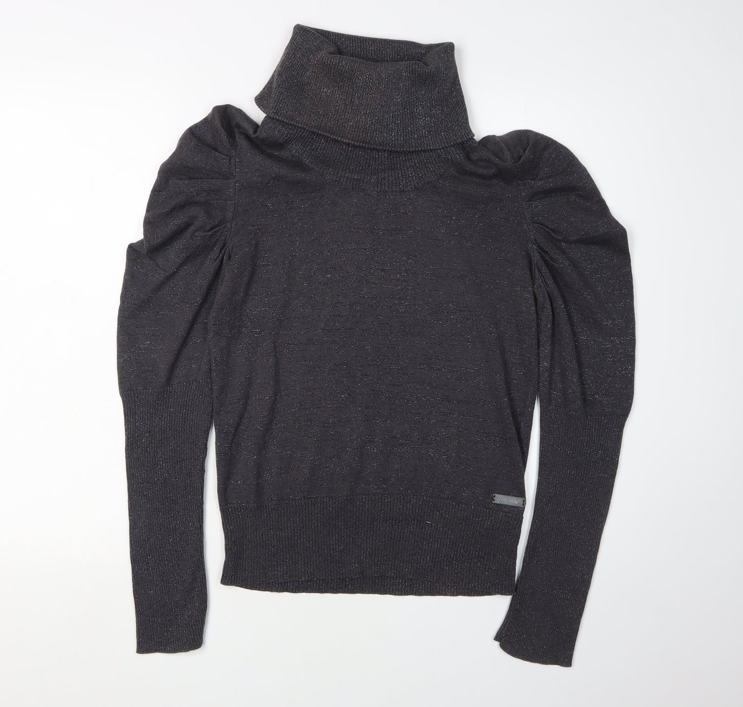 Womens UK Size M Firetrap Black Pullover Jumper