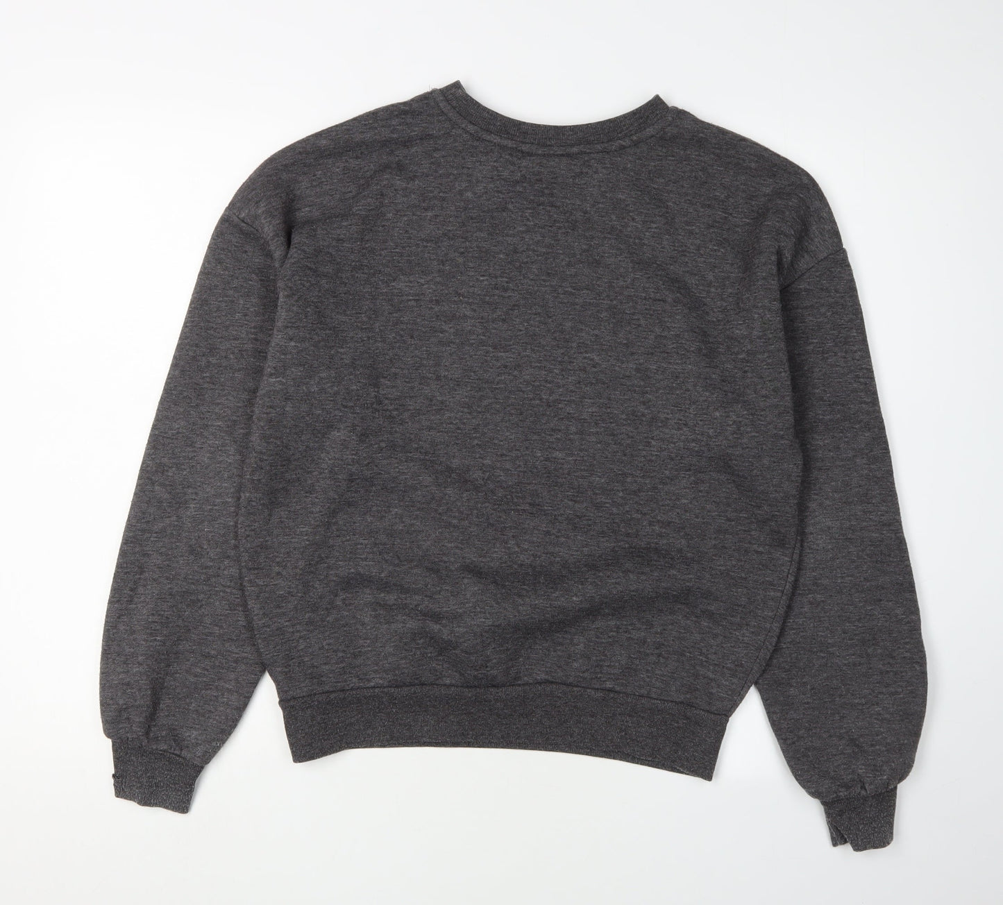 NASA Unisex Grey Logo Graphic Sweatshirt, Size 8, Pullover