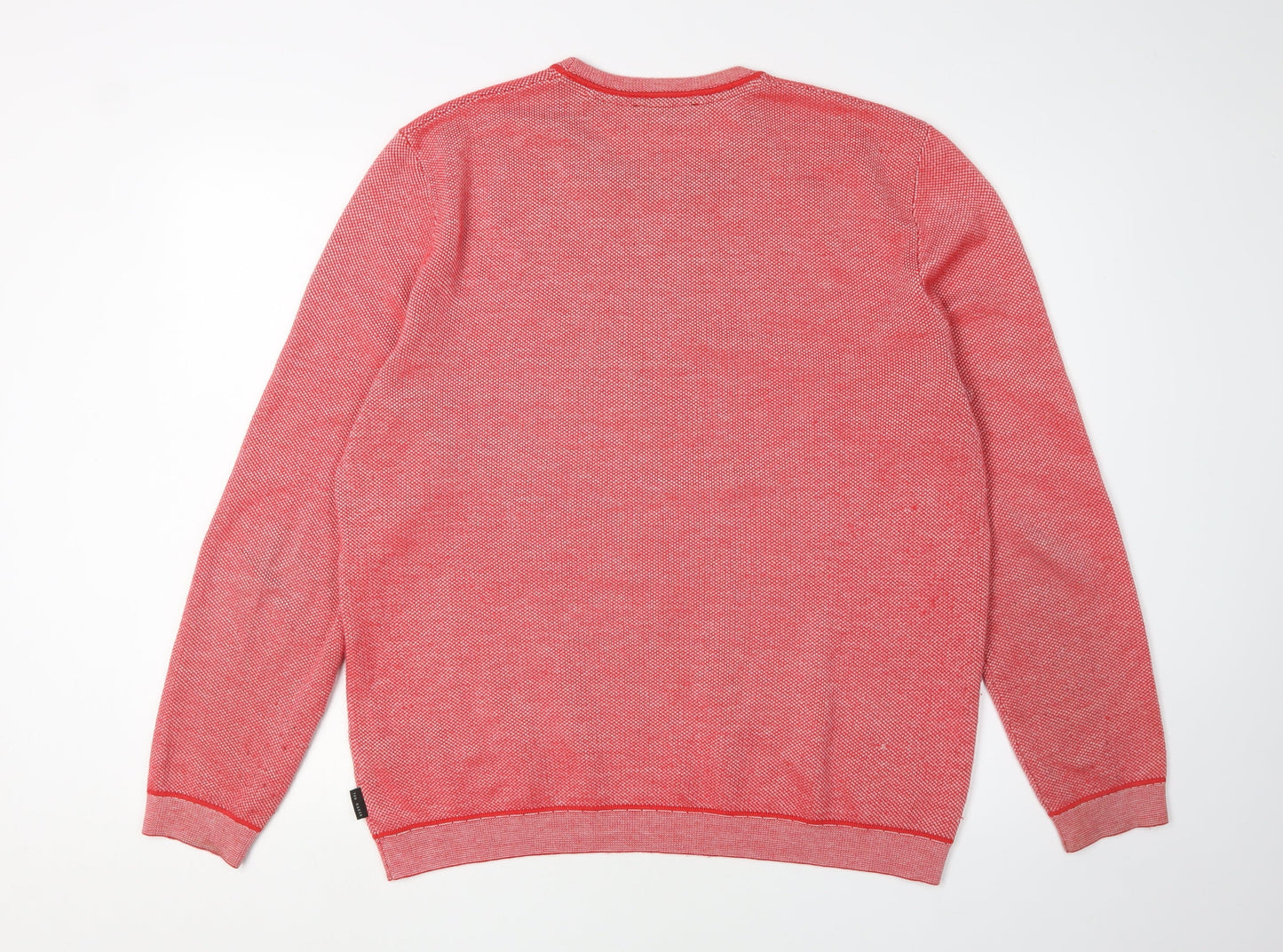 Ted Baker Men's Red Crew Neck Pullover Jumper 3XL