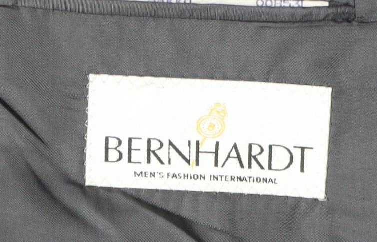 Mens UK Size 38 Bernhardt Regular Black Suit Jacket
