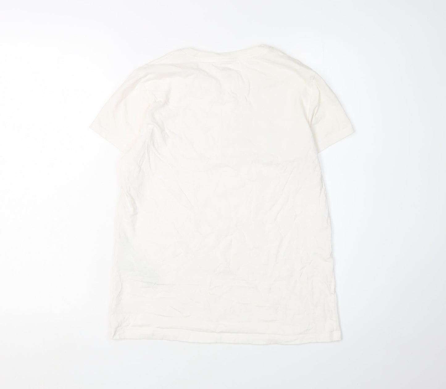 Womens UK Size S Levi's White Basic T-Shirt